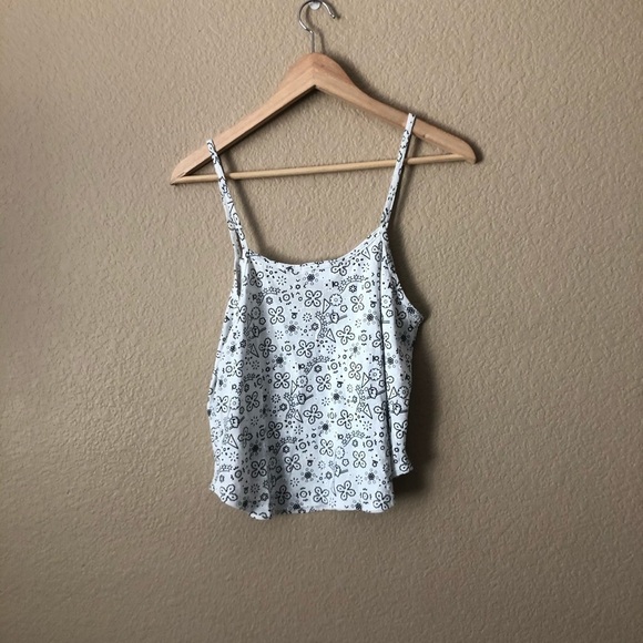NWT LNA swing printed Cami top grey bandana - Picture 4 of 4